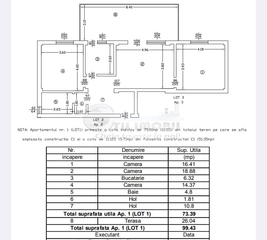 Apartament Premium cu 3 camere-  Moara de Vant - Poză 19