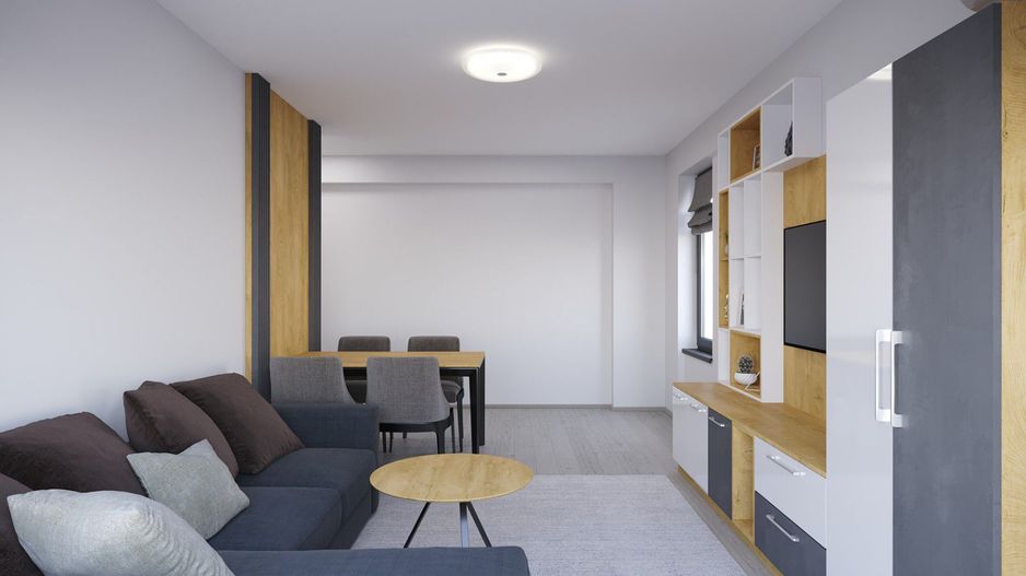 Apartament 3 camere de inchirat Rond OMV Pipera Curte proprie 45M - Poză 6