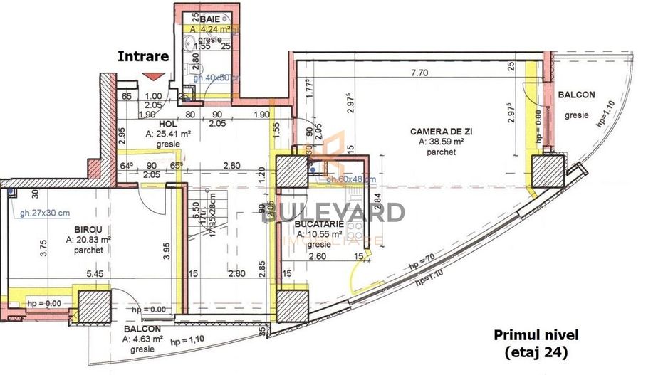 Penthouse 194 mp utili + 4 balcoane, view superb! - Poză 20