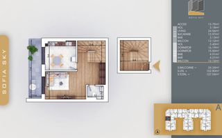 Apartament 3 camere Tip Duplex Mutare Rapida Th. Pallady - Poză 2