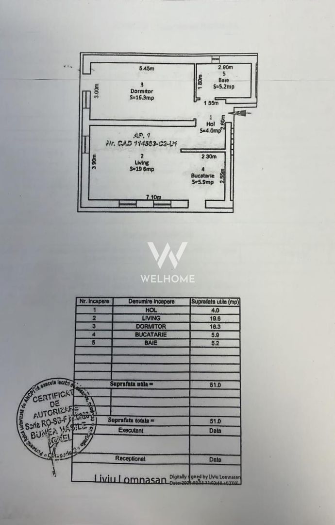 Apartament 2 camere,  gata de mutat! - Poză 11
