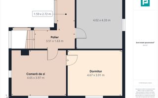 Casă cu 3 camere în localitatea Berindia, Arad - Poză 14