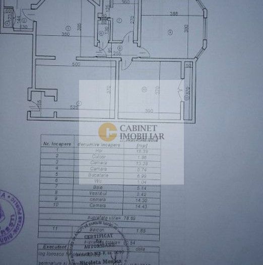 3 camere I Universitate - Batistei I Creditabil I 82 mp - Poză 7