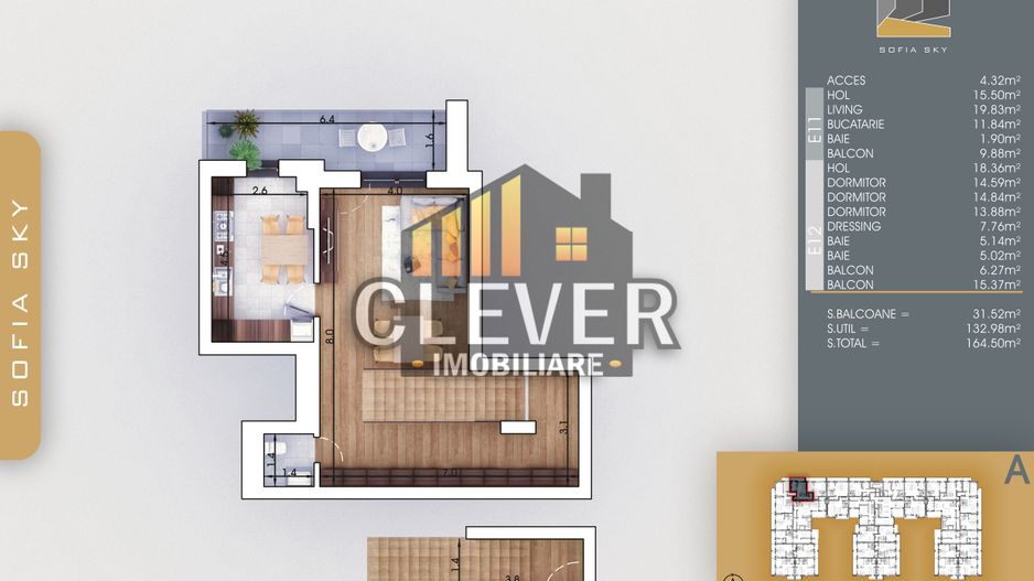 7 Min Metrou Teclu Apartament 4 camere Decomandat Comision 0 - Poză 2