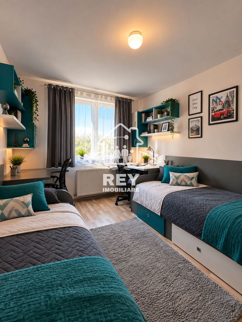 Se vinde apartament 3 camere,etaj 1/Turnisor/Sos. Alba Iulia/Curte Int - Poză 2