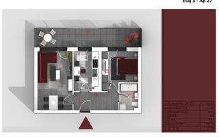 Apartament 3 cam , Direct Dez, Comision 0, TITAN - Poză 3