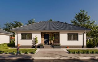 Vila 4 camere, toate utilitatile, strada asfaltata, Balotesti