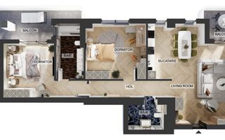 Vanzare apartament 3 camere - Poză 1