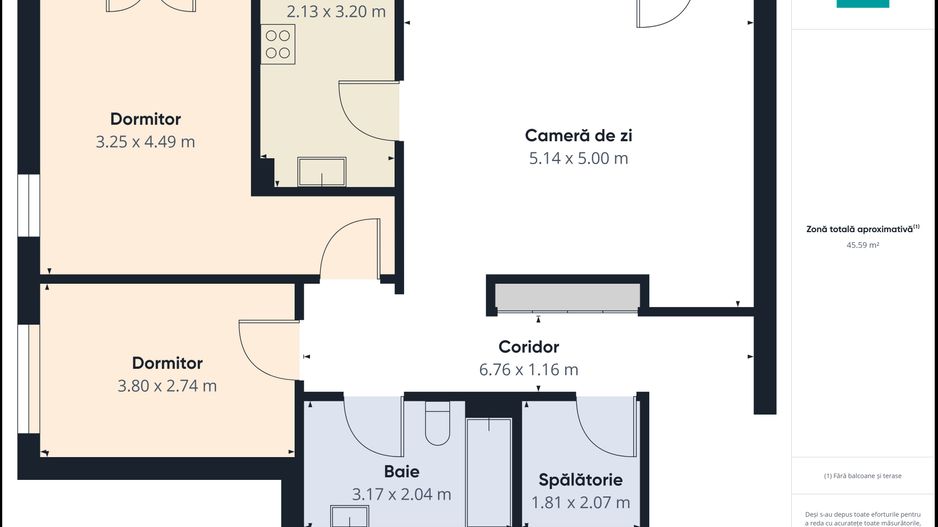 Apartament 3 camere R15 UTA - Poză 8