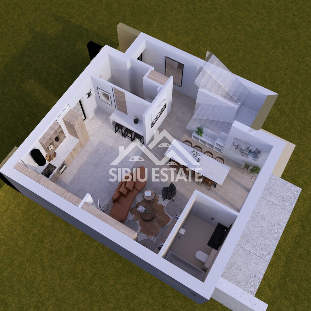 Casă Nouă cu 4 Camere, 3 Băi și Curte Generoasă | Comunitate Privată | - Poză 2