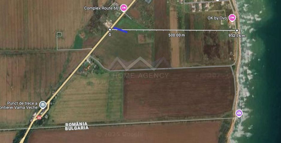 Vânzare teren Vama Veche, 937 mp, cu vedere la mare! - Poză 4