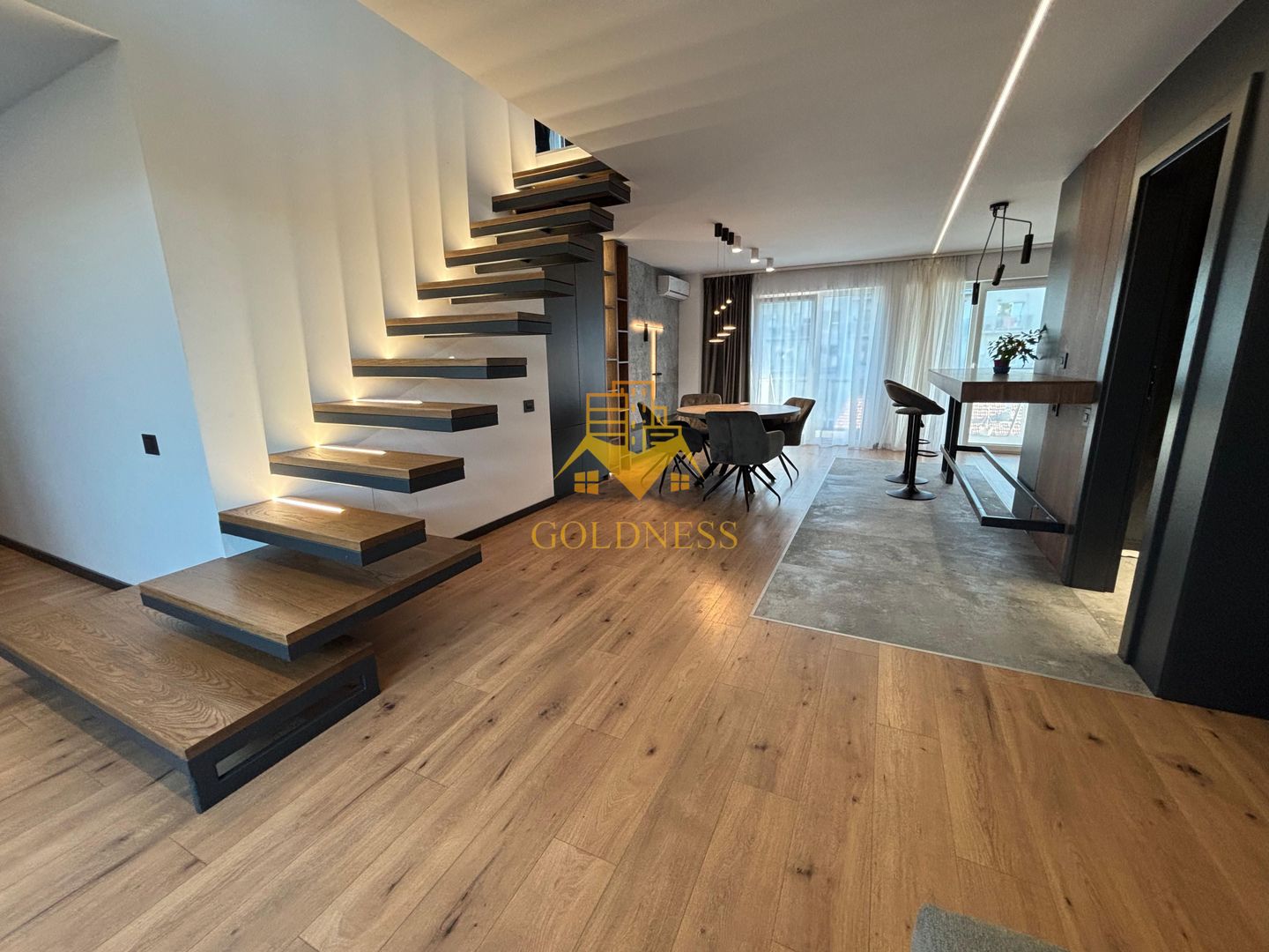 Penthouse mobilat lux, parcare, AC, bloc nou, Semicentral, zona Horea - Poză 17