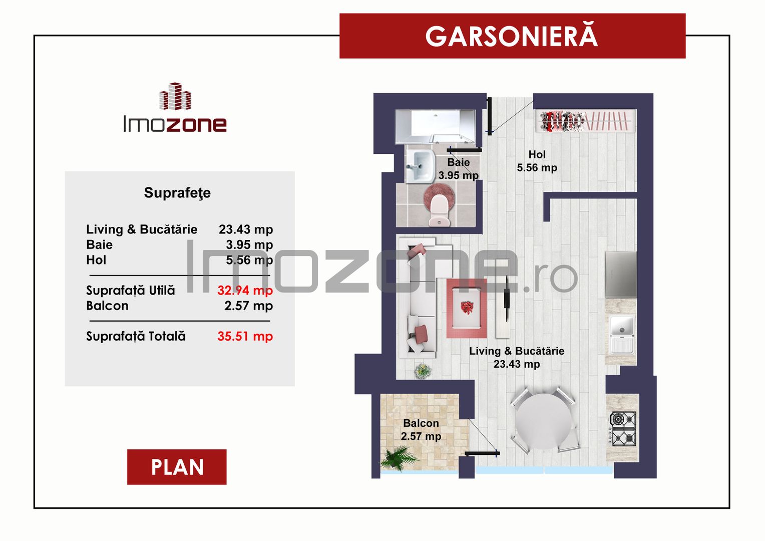 Garsoniera, mobilata-utilata, posibilitate investitie, parcare inclusa,Primavara - Poză 2