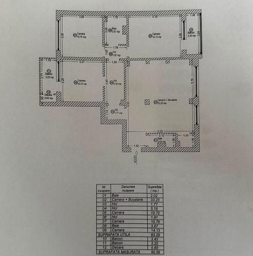 Circumvalatiunii - Gh Lazar | 4 Camere | Decomandat | Centrala Proprie - Poză 11