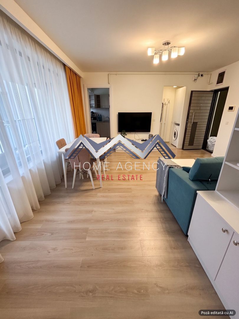 Apartament 2 camere de închiriat Otopeni, bloc nou, mobilat & utilat, parcare - Poză 2