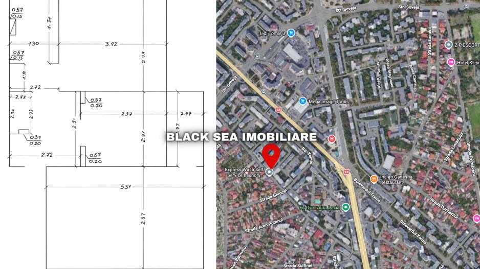 Apartament 2 camere de vânzare – Zona Dacia, Constanța  - Ocazie - Poză 1