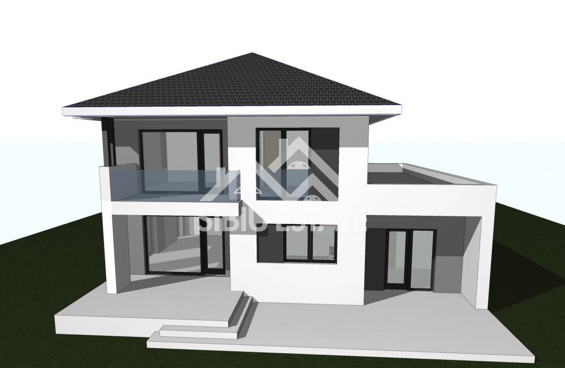 Casa NOUA Selimbar, 3 bai, garaj, teren 550 mp - Poză 6