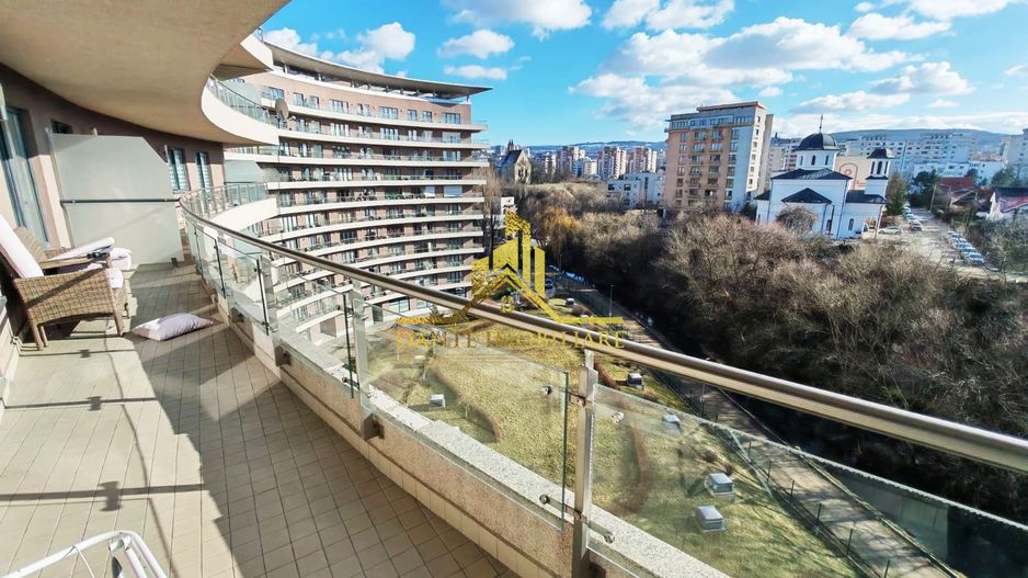 2 camere, spatios, mobilat modern, bloc nou, terasa, Plopilor - Poză 1