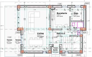 Casă moderna P+E 4 camere – Bârnova, 100 mp, curte 250 mp -180.000 € - Poză 14