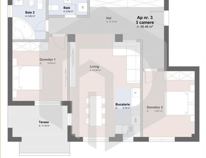 Apartament 3 camere - Mobilat si Utilat - Balanta - Poză 8