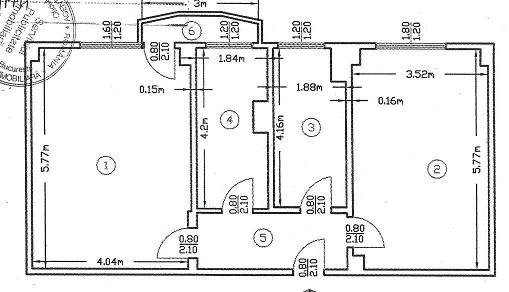 2 camere | Aviatiei  Caranfil Promenada  Baneasa bloc 1993 - Poză 10