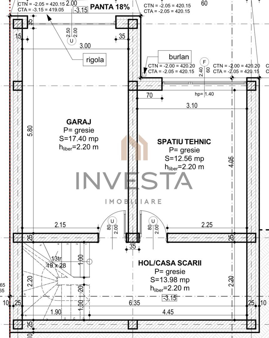 Casa moderna S+P+E+M | 180 mp utili,  pe strada Fagurelui! Comision 0! - Schiță 13