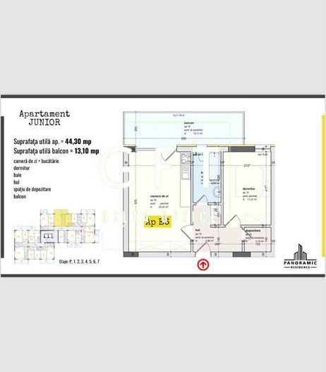 Apartament de vanzare in Bistrita, Panoramic Rezidence - Poză 8
