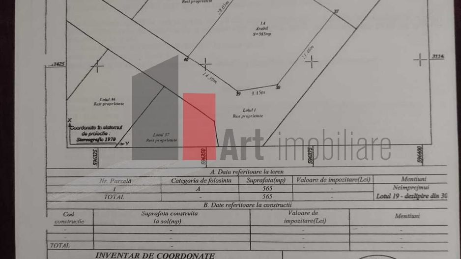 Vânzare teren intravilan comuna Berceni - Poză 1