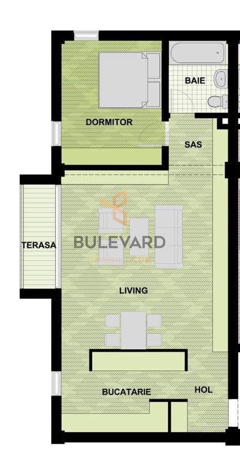 Apartament cu 2 camere, zona strazii Campului! - Poză 8