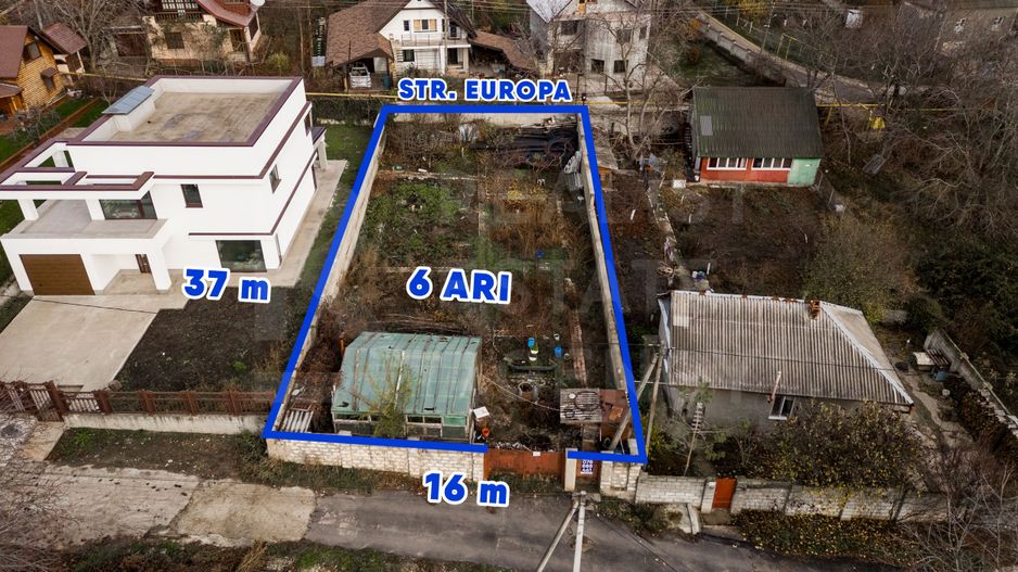 Vânzare, teren, 6 ari, str. Pădurilor, Codru. - Poză 1