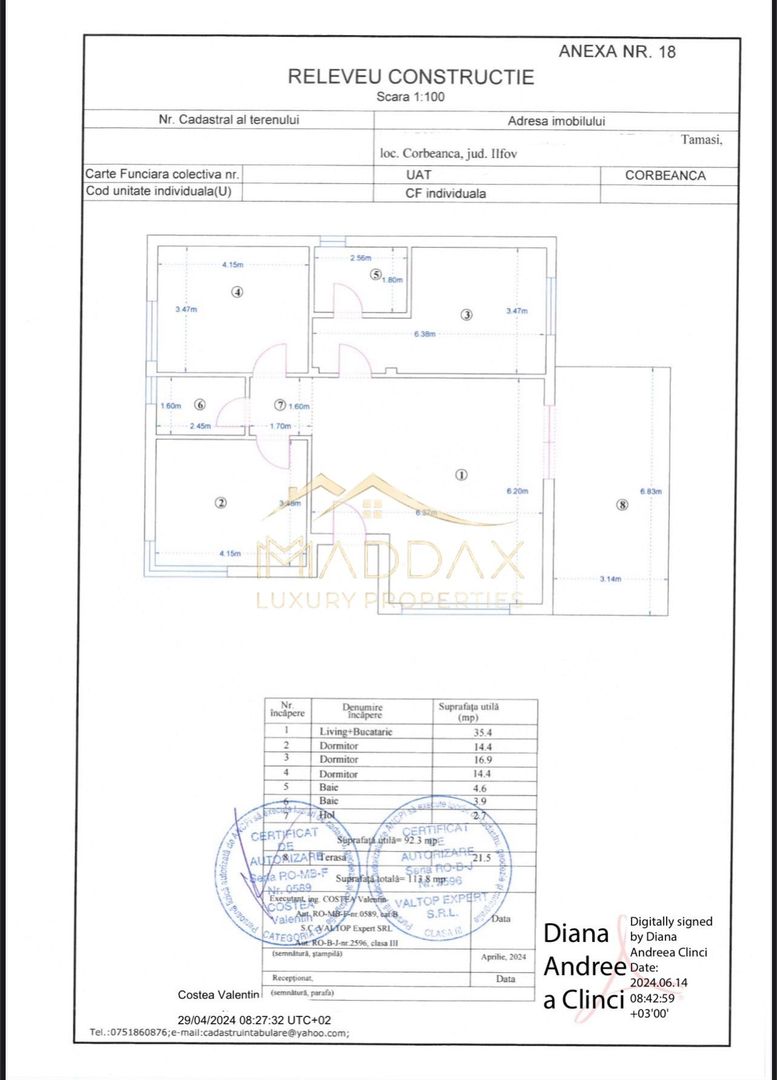 Vila cu 4 camere *500mp de teren* // Corbeanca - Schiță 41
