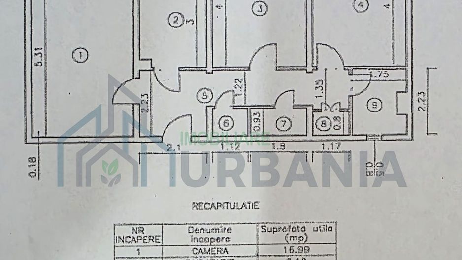 Apartament 3 camere decomandat, renovat, Podu Roș, Iași - Poză 1
