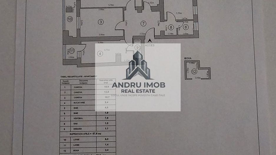 Apartament 3 camere/ Decomandat/ Metrou Dristor/ McDonalds - Poză 18