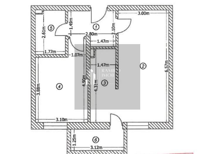 APARTAMENT 2 CAMERE, GRAND ARENA, MOBILAT/UTILAT MODERN, PARCARE - Poză 7