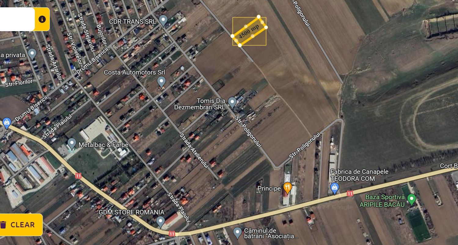 Teren de Vânzare | 4500 MP | Măgura | Bacău | - Poză 2