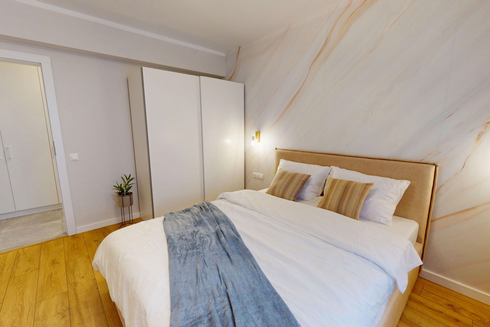 Penthouse 3 camere, 2 băi, mobilat complet, dressing - întabulat - Poză 6