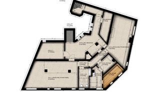 Spatiu Apartamente/ Hotel //​ ​1027.80 mp // Zona Obor - Schiță 35