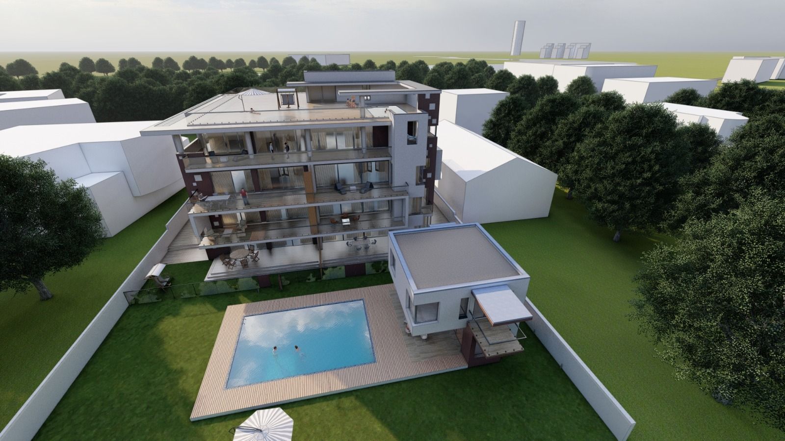 Teren de Vanzare | malul lacului TEI | Proiect Autorizat - Schiță 11