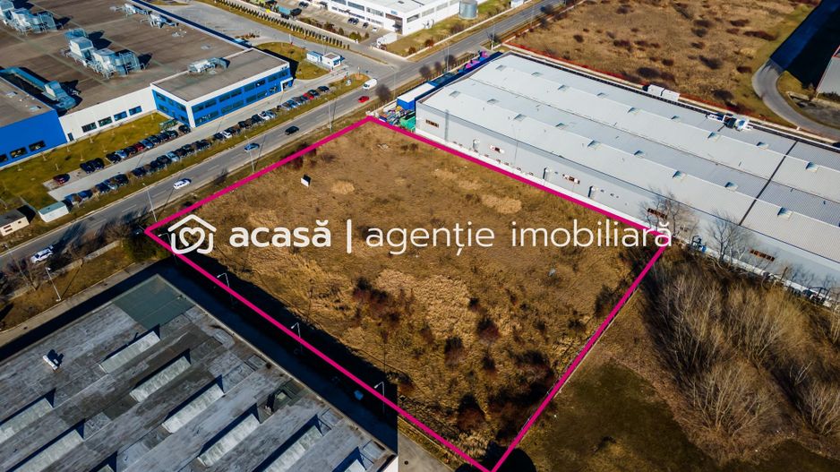 Vânzare Teren Construibil Arad Zona Industrială Vest 8.500 MP - Poză 2