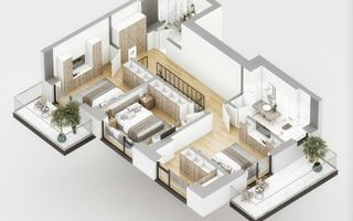 Apartament 4 camere de vanzare - Poză 3