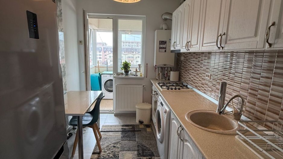 Apartament 2 camere 57,69 mp mobilat+ parcare in complex inchis - Poză 12