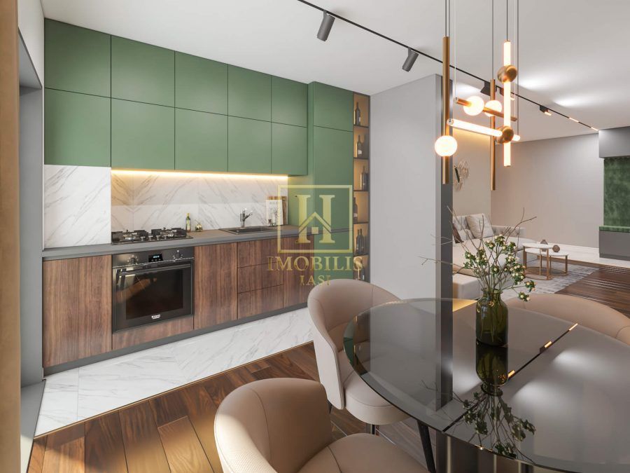 Finalizat! Apartament 2 camere, et.3, 64mp, Copou - Poză 3