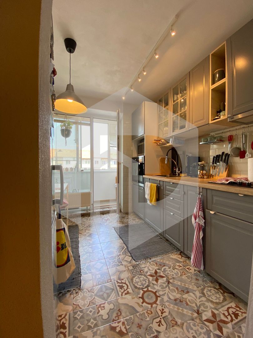 Apartament | 2 Camere | 53mp | Terezian | Etaj 4 | Renovat | Mobilat - Poză 4