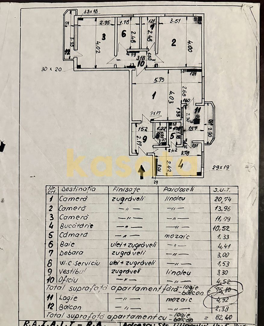3 camere Aviatiei - Schiță 11