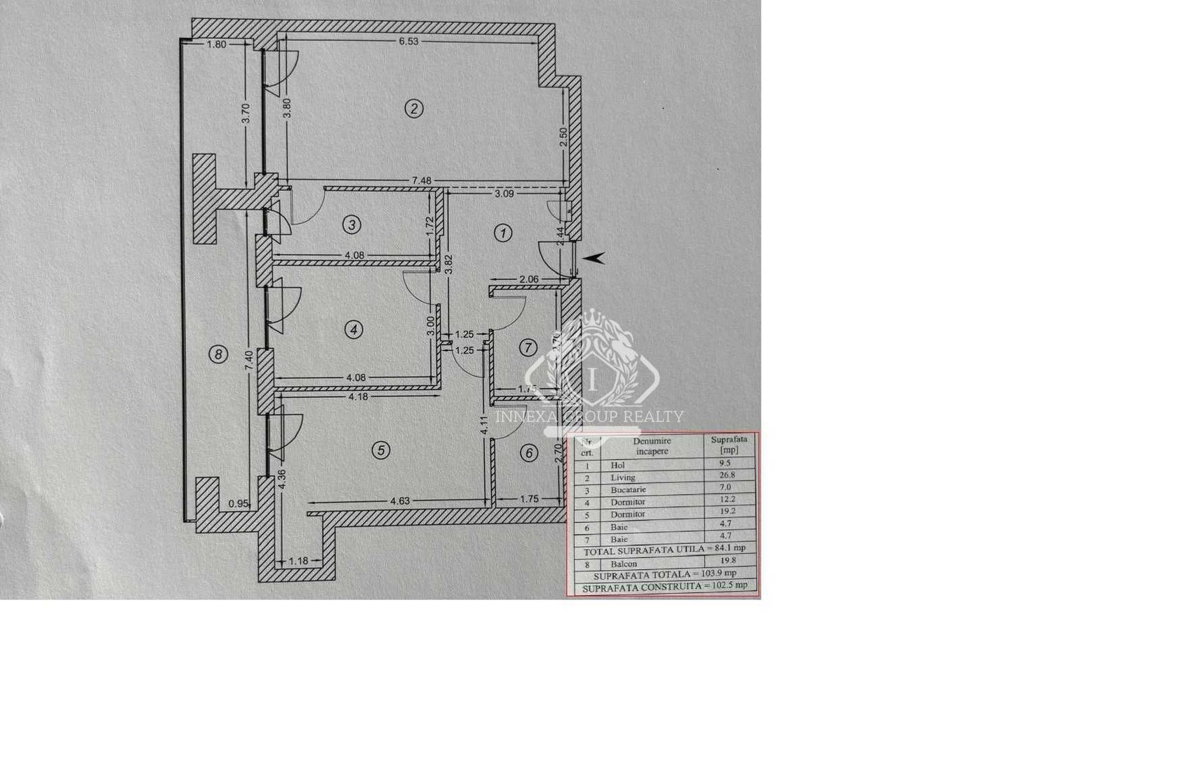 One Cotroceni Park | 3 camere |  104mp | et 11 | loc parcare | 1300 euro - Poză 16