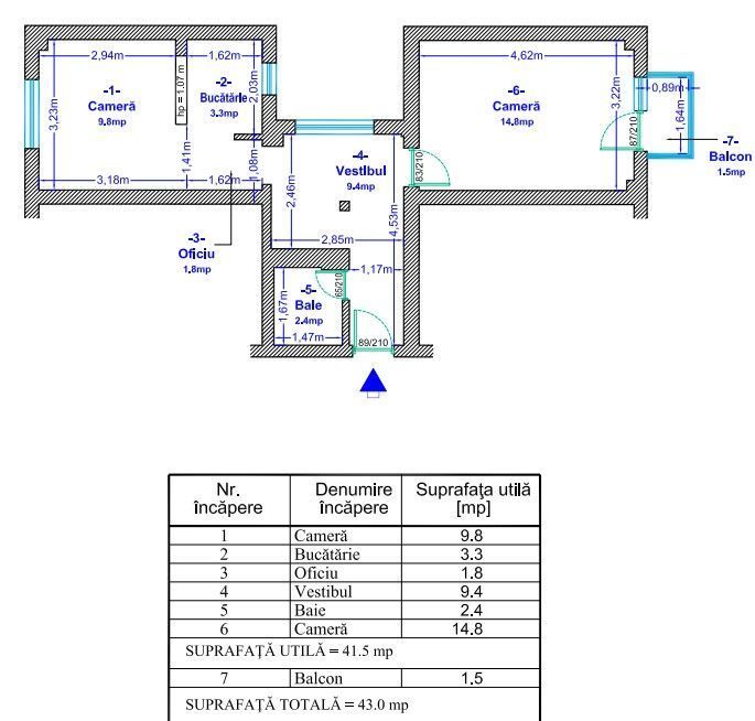 Apartament complet mobilat și utilat, cu acces imediat la metrou - Poză 9