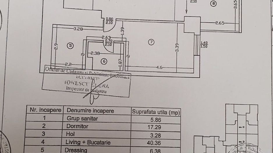 Apartament Delux 4 camere 106,51 mp Upground Residence-mobilat/utilat - Poză 19