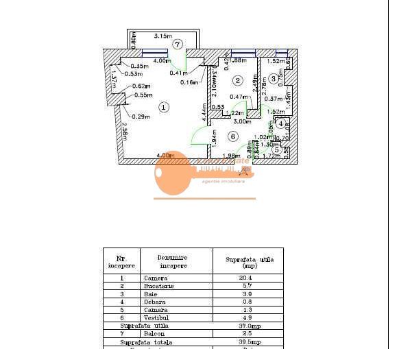 Garsoniera Crangasi ( bloc Mixt-37 mp ) - Poză 6