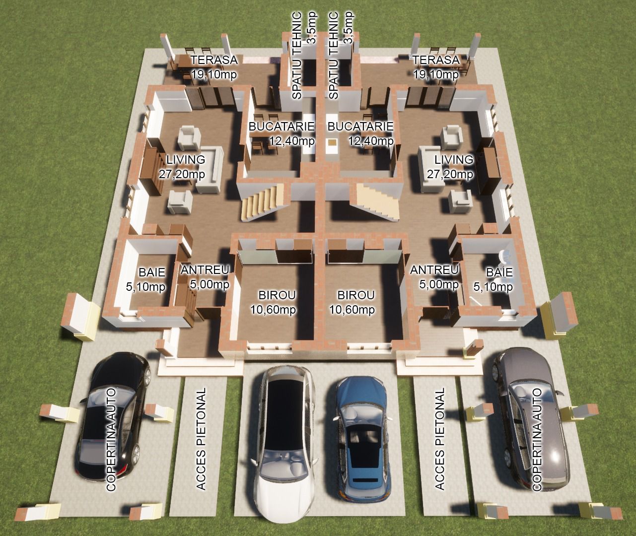 DUPLEX SPATIOS - Poză 23