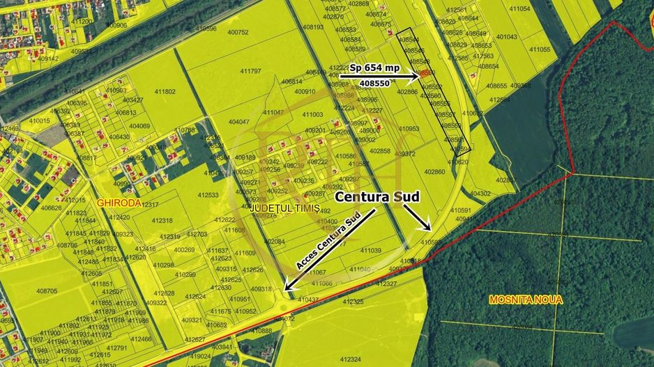 Vand teren intravilan pentru constructie casa in Ghiroda - Poză 3